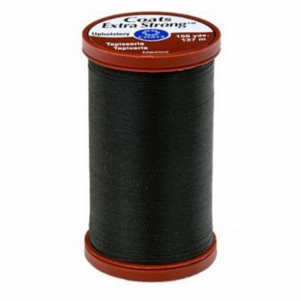 Coats Extra Strong Upholstery Thread, 150 yd, Black