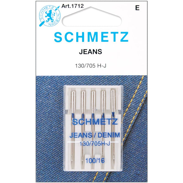 Schmetz Jean & Denim Machine Needles, 100/16