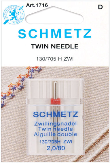 Schmetz Twin Needle, 2.0/80