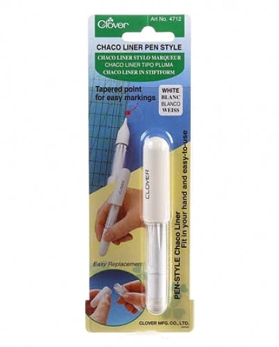 Clover Chaco Liner Pen Style, White