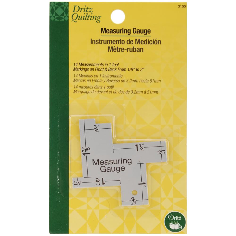Dritz Quilting 14-In-1 Measuring Gauge