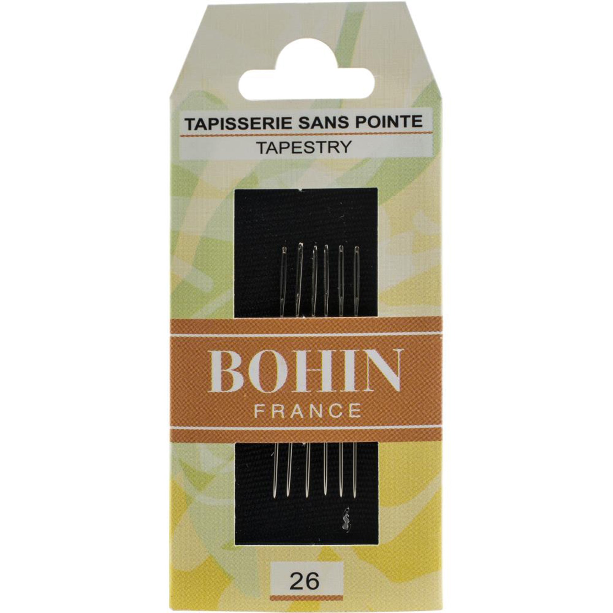Bohin Tapestry Hand Needles, 26", 6 pkg