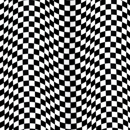 Checkered Flag Black & White